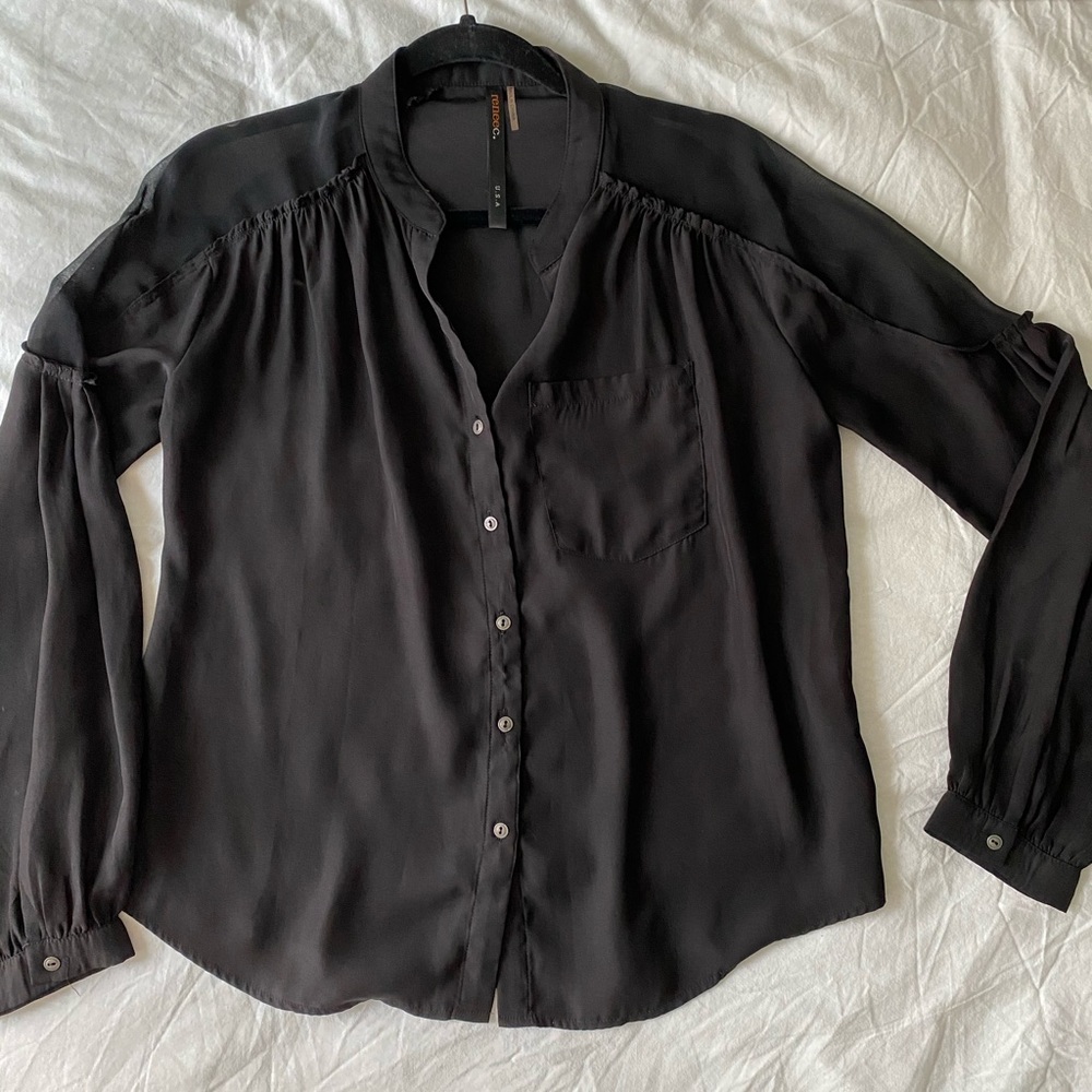 Reneè C. Black Blouse